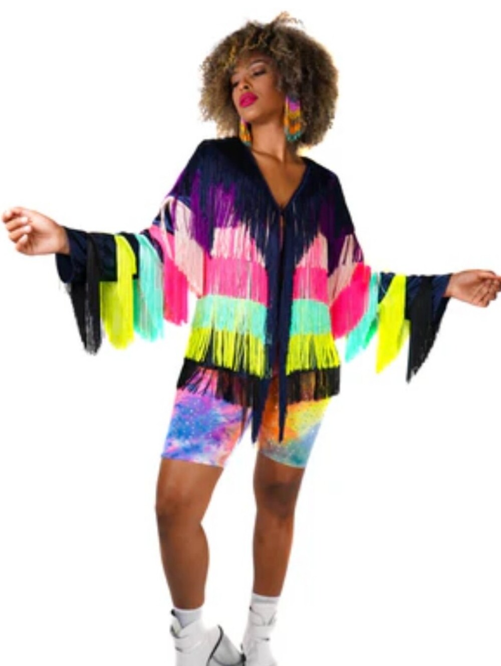 NWT Highlight Fiesta Fringe Jacket